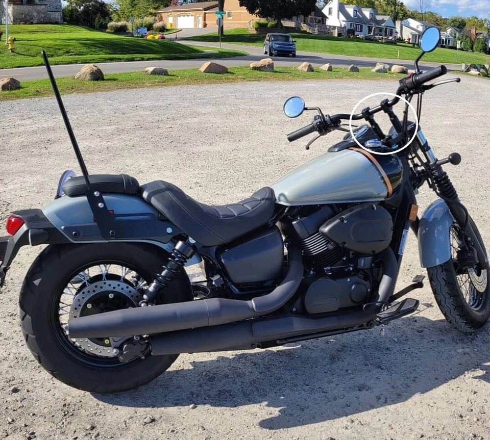 Elevadores de manillar de 2,5" para Honda Shadow Phantom VT750C2 / C2B 2010-2023 Foto 4 de 4