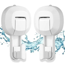 Suction Cup Hooks, 2Pack Heavy Powerful Vacuum Hook 11 Lb Waterproof Reusable...