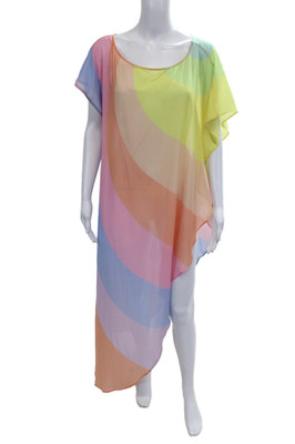 Mara Hoffman Swim Women Multicolor Striped Full Length Cover Up Size XS