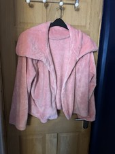 Shein Curve Size 3 XL Pink Fluffy Faux Fur Jacket