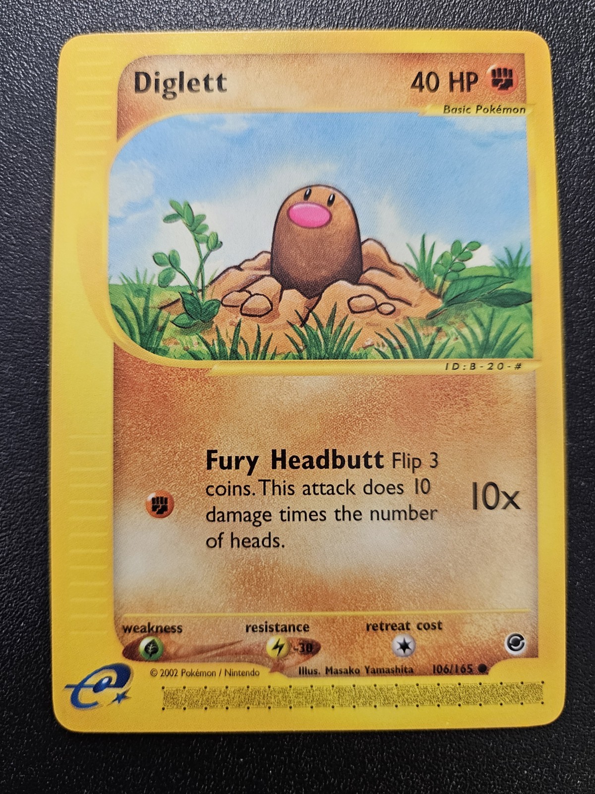 Pokemon Expedition Diglett 106/165 NEAR MINT