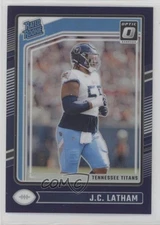 2024 Panini Donruss Optic Rated Purple Prizm /60 JC Latham #234 Rookie RC