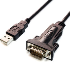 Tera Grand - Premium USB 2.0 to RS232 Serial DB9 Adapter Cable 10 Feet - Support
