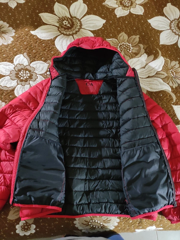 C&A Giubbotto Uomo,da mezza stagione, Colore Rosso, Tg.3XL Large - Imagen 3 de 4