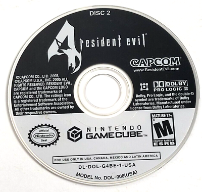 MINT DISC / COMPLETE* Resident Evil 4 Game for Nintendo Gamecube Console  TESTED 13388200177