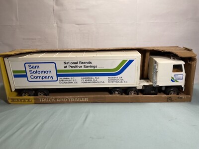 ERTL Sam Solomon Company Truck And Trailer 1/24
