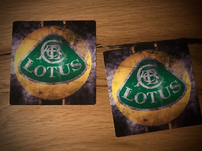 2x LOTUS Aufkleber Vintage Exige Elise Evora Super 7 Seven Oldtimer Retro #076