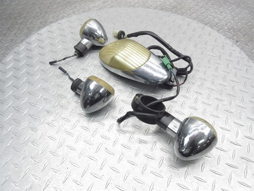 2005 05-08 Kawasaki Vulcan 1600 Mean Streak VN1600 Turn Signal Brake Tail Light - Picture 12 of 13