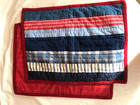 Pottery Barn patchwork shams, hand stitched style, Americana, kids