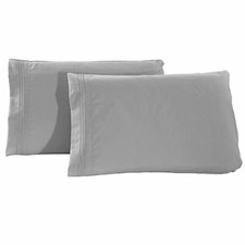 2pc Anti-wrinkle Pillowcase Soft Pillow Case Cover Throw Cushion 2 Size 4 Colors