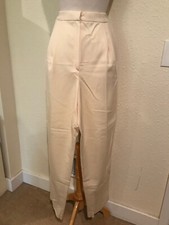 SALE SALE VTG NWTS Valentino Women's 80s Off White Wool Slacks Pants Waist 30"