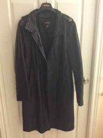 Woman's leather coat