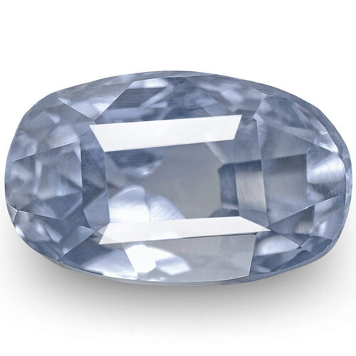 IGI Certified BURMA Blue Sapphire 2.87 Cts Natural Untreated Pastel Blue Oval - Picture 1 of 4