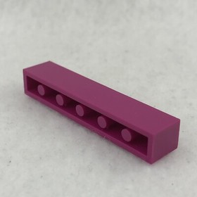 LEGO 3009 Magenta Brick 1 x 6 (x1)