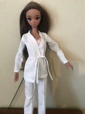 Banded Robe, Pajama Pants & Pink Camisole For 24" Smart Dolls