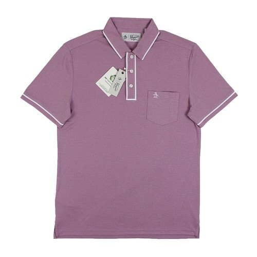 Penguin Shirt VTG Penguin Club Munsingwear Sz M 90s Blue Gray