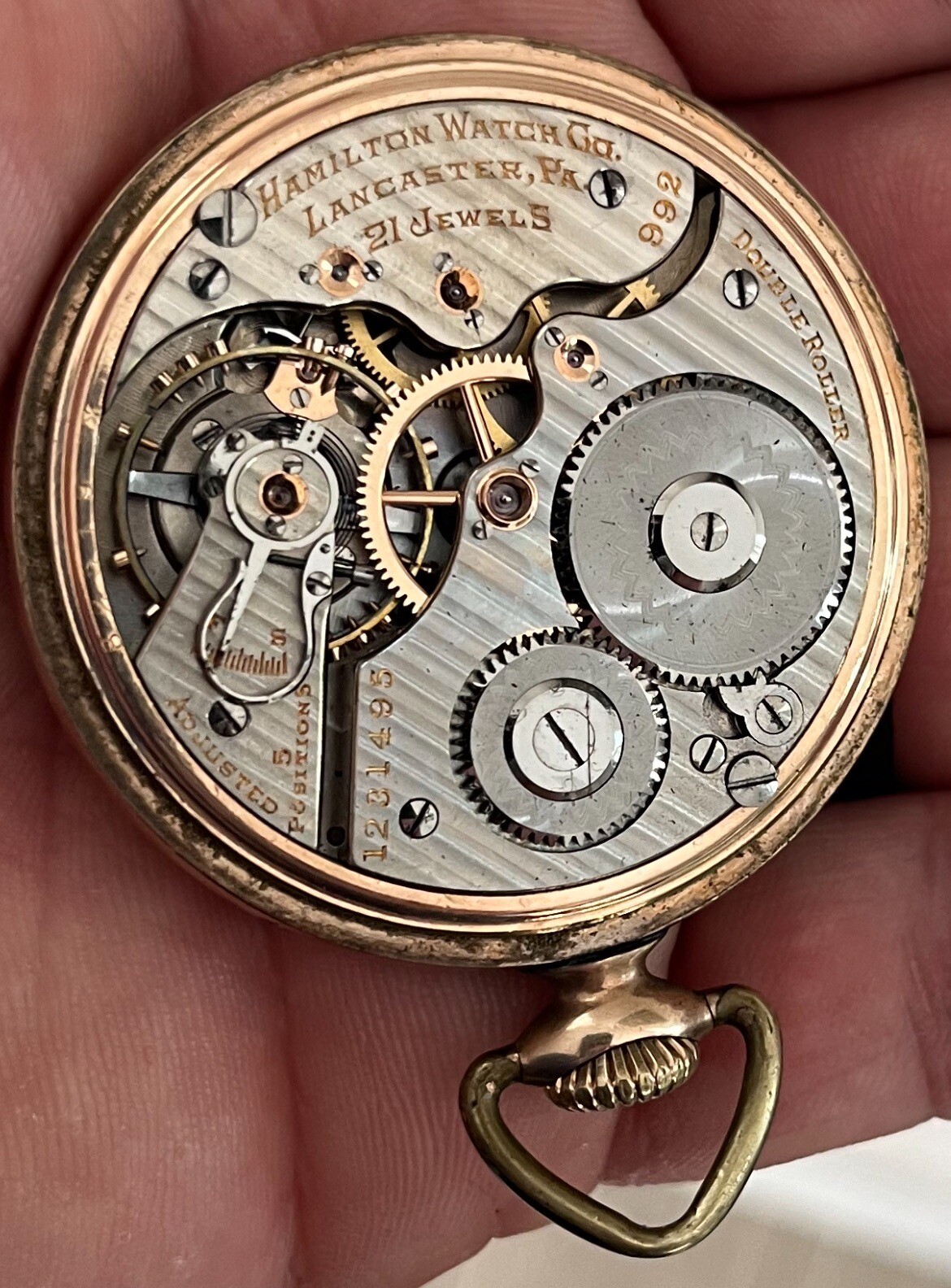 Hamilton pocket watch antique eBay