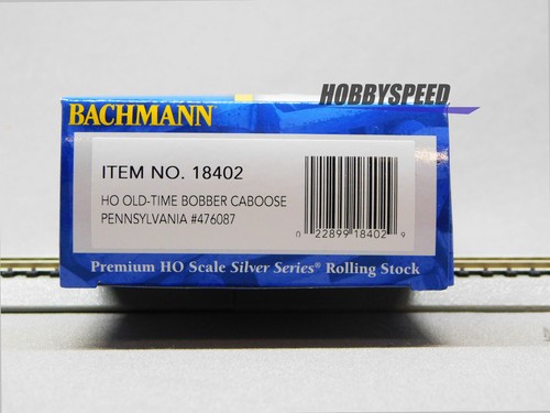 BACHMANN HO SCALE SILVER SERIES PENNSYLVANIA BOBBER CABOOSE #476087 BAC18402 NEW - Picture 5 of 5