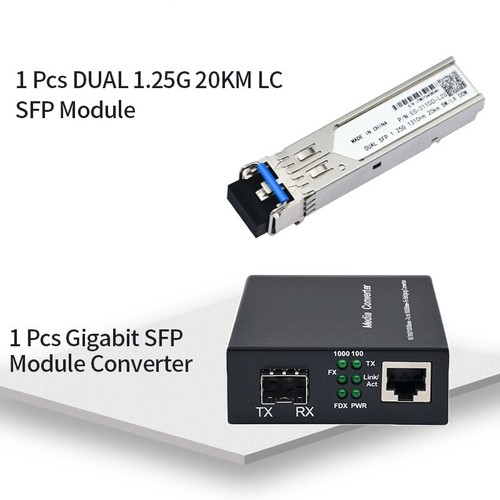 Ethernet Media Converter mediaconverter: SFP slot (port) to 10/100/1000 RJ45 1PC - Picture 9 of 10