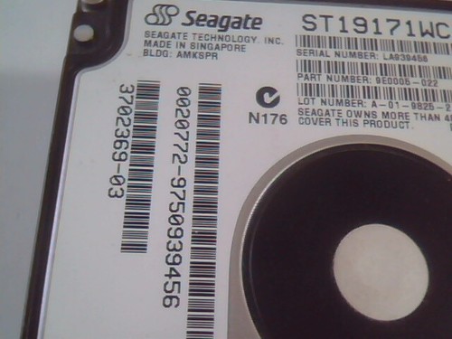 Hard Disk Drive SCSI Seagate ST19171WC 9E0006-022 A-01-9825-2 SUN 370-2369-03 - 第 3/4 張圖片