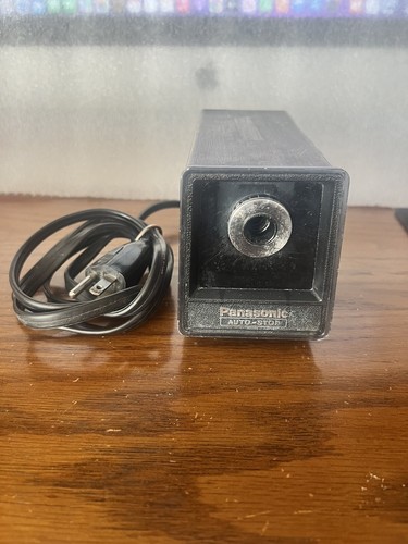 De colección: Sacapuntas Eléctrico Panasonic KP-77 Función de Parada Automática, Probado - Imagen 1 de 4