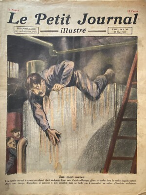 Kleines Journal 28/5/1922 Ein Grausamer Tod - Kaiserpalast Tokio Brand Japan
