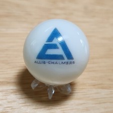 AC ALLIS CHALMERS TRACTOR MARBLE ADVERTISING FARM EQUIPMENT 1" SHOOTER STAND