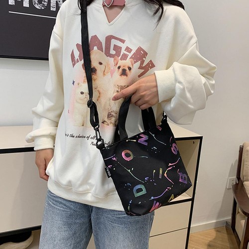 Large Capacity Shoulder Bag Carrying Shopping Bag Commuting Shoulder Tote D4P7 - Picture 9 of 26