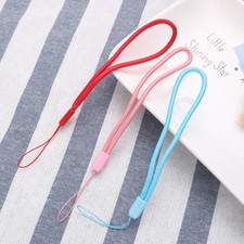 10PCS Short Phone Lanyards Wrist Strap Nylon Hand for USB Flash Drives Keychain