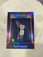 2021 Donruss Optic Kawhi Leonard HOLO Air Defense Purple Prizm SP!!