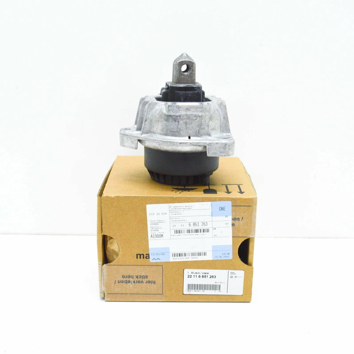 NEW BMW 6 F12 LEFT ENGINE MOUNT 22116851263 6851263 4.4 PETROL OEM  