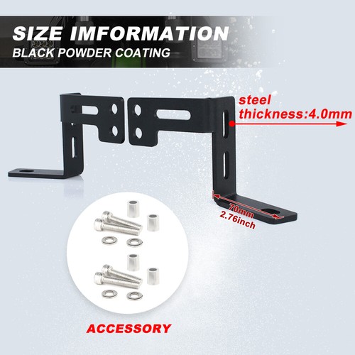 Soporte de luz adicional para lámpara auxiliar apto para Kawasaki Vulcan S 650 2015-2024 - Imagen 11 de 24