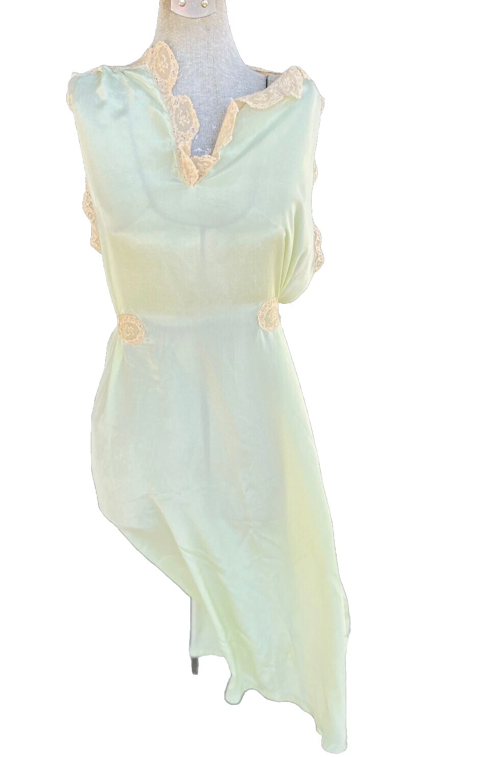 Renda feminino vintage original década de 1930 Década