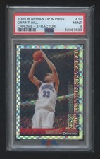2005 BOWMAN CHROME  GRANT GHILL XFRACTOR #ED 032/150  PSA 9   RARE  HOF