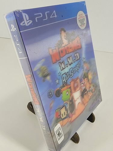 Worms W.M.D All-Stars (Sony PlayStation 4, 2016) New Sealed W/ Lenticular Sleeve - Picture 2 of 5