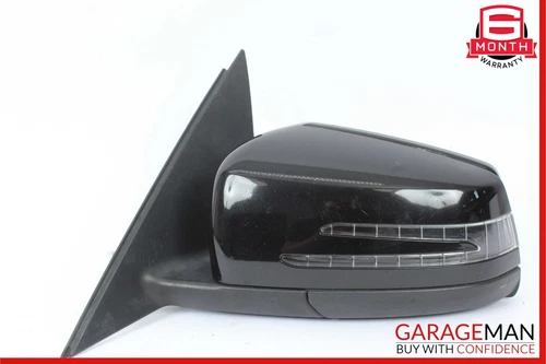12-14 Mercedes W204 C250 C63 Front Left Side Mirror Door Rear View Glass Black