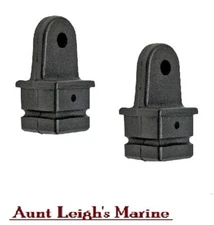 2- Pack Seachoice Bimini Canopy Top Black Internal Eye Ends for 1" Square Tubing