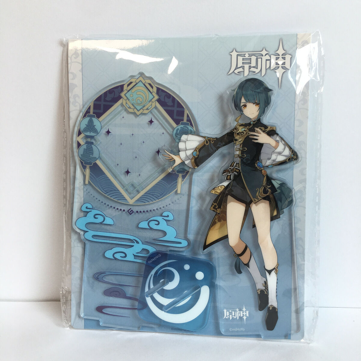 Genshin impacto liyue personagens qiqi keqing xingqiu zhongli acrílico  suporte figura modelo placa titular topper anime - AliExpress