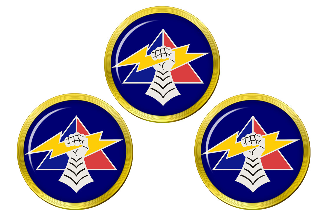 4th Armored Division US Army Gold Ball Markers