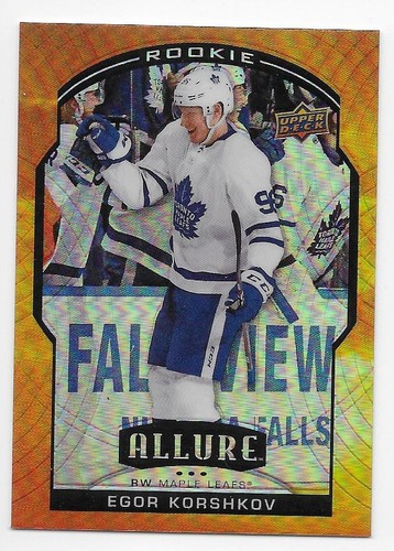20/21 UPPER DECK ALLURE SUNSET PARALLEL Hockey (#1-100) U-Pick From List - Picture 84 of 98
