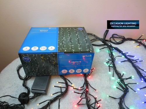 6 DROP LARGE CHRISTMAS COLOUR GARDEN DISPLAY LIGHTS MULTI FUNCTION 480 LIGHTS - Picture 7 of 12