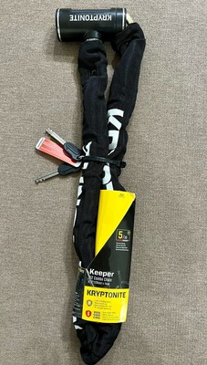 Kryptonite Keeper 712 Chain Lock with Combination 120cm Length End Link Lock