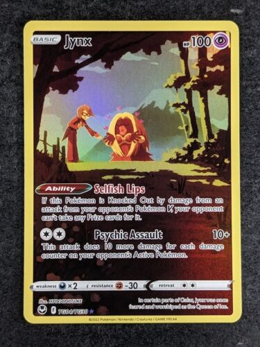 2022 Pokemon JYNX #TG04/TG30 Silver Tempest Trainer Gallery Holo English