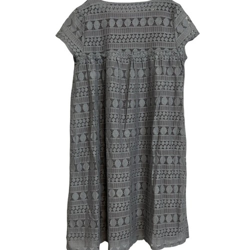 Matilda Jane 435 Dress Girls Grey Lace Overlay Purple Cap Sleeve Size 10 - Picture 11 of 11