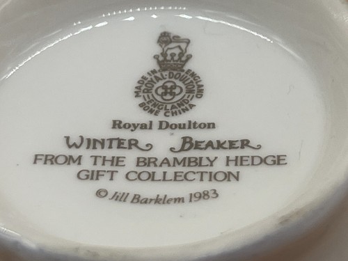 1. Qualität Royal Doulton Brambly Hedge Porzellan von Jill Barklem volle Größe Teeservice. - Bild 19 von 19