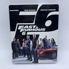Fast Furious 6 - F6 Extended Edition Steelbook Blu-ray DVD, 2 Disc Set