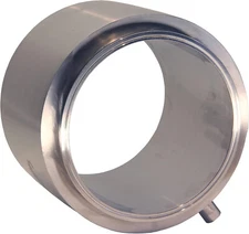 Jacketed Sanitary Spool Tri Clamp 12" x 24", w/ (2) 1.5" TC Port