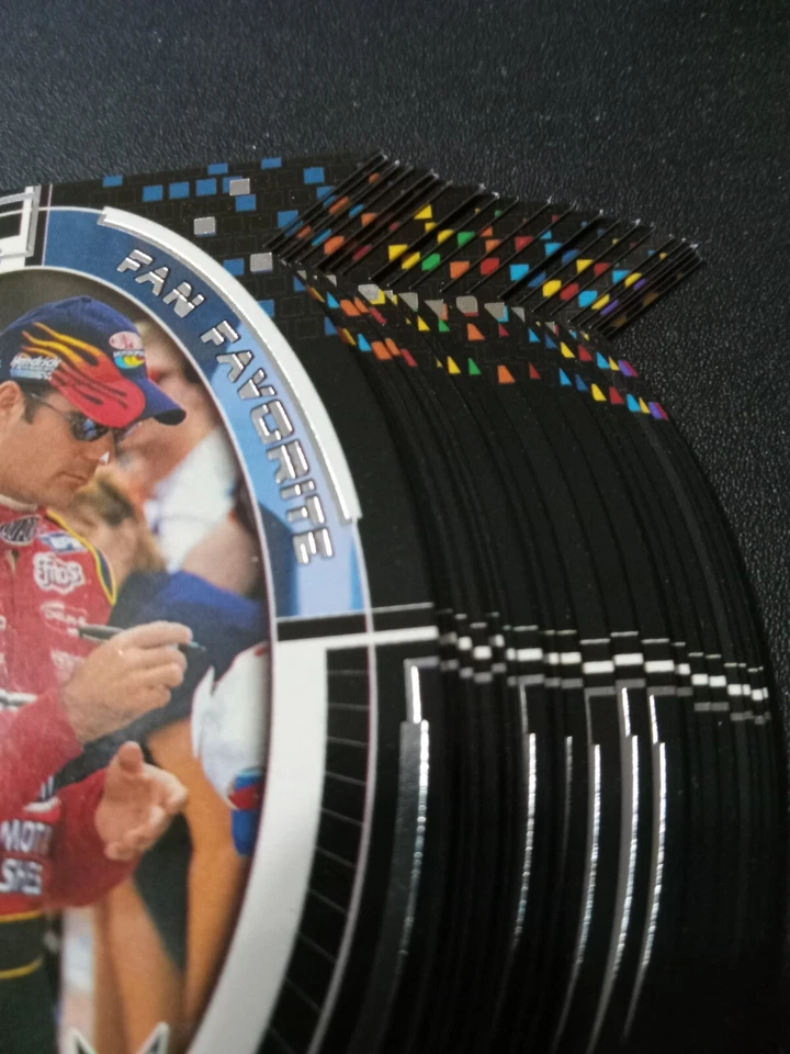 2002 Press Pass Optima Fan Favorite 27 Insert Card Set NASCAR - Image 3 of 4