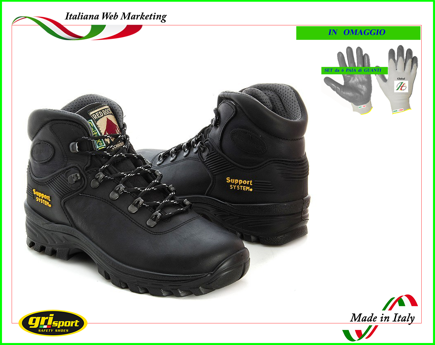 Scarpone Da Trekking Grisport Pelle Marrone Mod. 10242