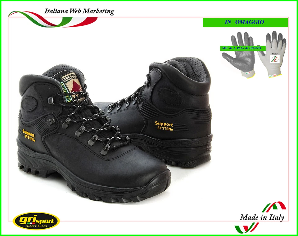 SCARPE TREKKING UOMO GRISPORT 10242 PER ESCURSIONI CACCIA MONTAGNA - Immagine 2 di 4